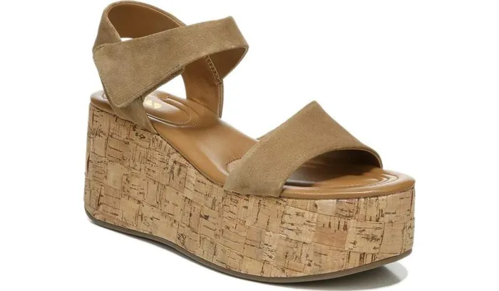 Sandals Women Franco Sarto Sarto Demi 2 Platform Wedge Sandal Toasted Barley Suede Sandals Women Franco Sarto Sarto Demi 2 Platform Wedge Sandal Toasted Barley Suede