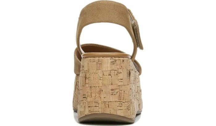 Sandals Women Franco Sarto Sarto Demi 2 Platform Wedge Sandal Toasted Barley Suede