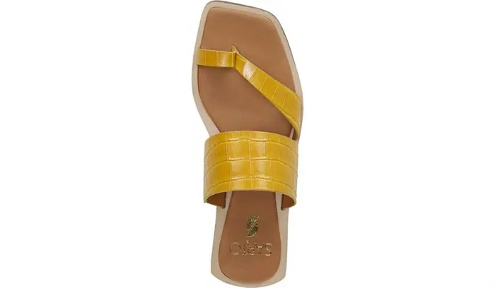Sandals Women Franco Sarto Sarto Ediana Sandal Yellow Leather Sandals Women Franco Sarto Sarto Ediana Sandal Yellow Leather
