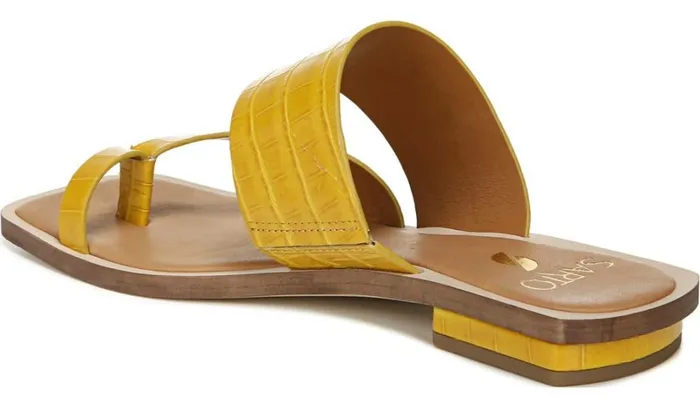 Sandals Women Franco Sarto Sarto Ediana Sandal Yellow Leather Sandals Women Franco Sarto Sarto Ediana Sandal Yellow Leather