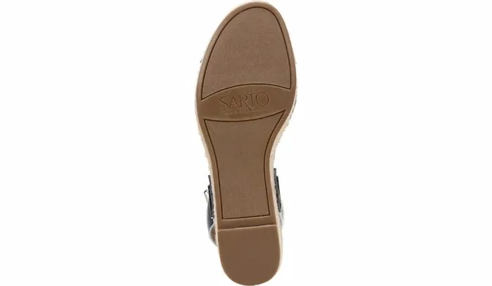 Sandals Women Franco Sarto Sarto Lexie Espadrille Platform Sandal Navy Leather