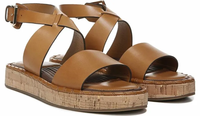 Sandals Women Franco Sarto Sarto Zarlo Platform Sandal Cuoio Leather