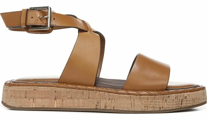Sandals Women Franco Sarto Sarto Zarlo Platform Sandal Cuoio Leather