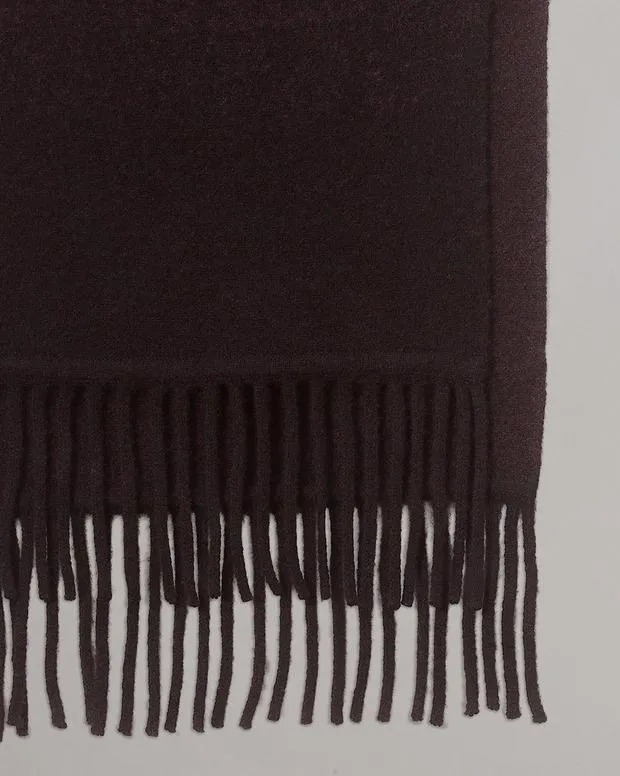 Scarves Men Rag and Bone Downing WoolBlend Scarf Burgundy Multi