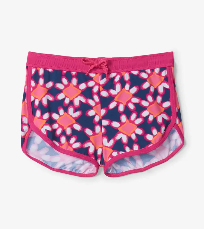 Shibori Flowers Swim Shorts Hatley