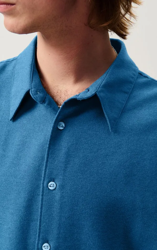 Shirt Dakota Melange Mediterranean Men American Vintage Shirts Shirt Dakota Melange Mediterranean Men American Vintage Shirts