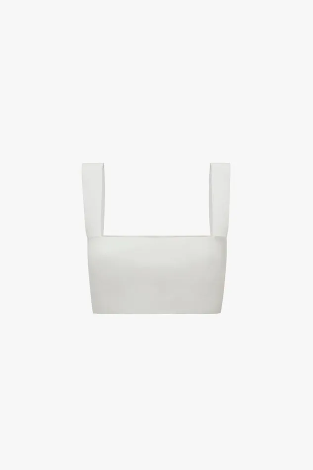 Shirts and Tops Women Victoria Beckham VB Body Strap Bandeau Top In White