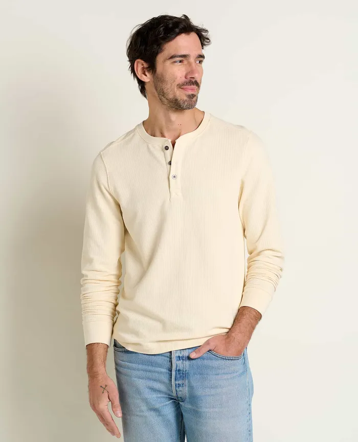 Shirts ToadandCo Men8217s Men8217s Ponderosa Long Sleeve Henley Almond