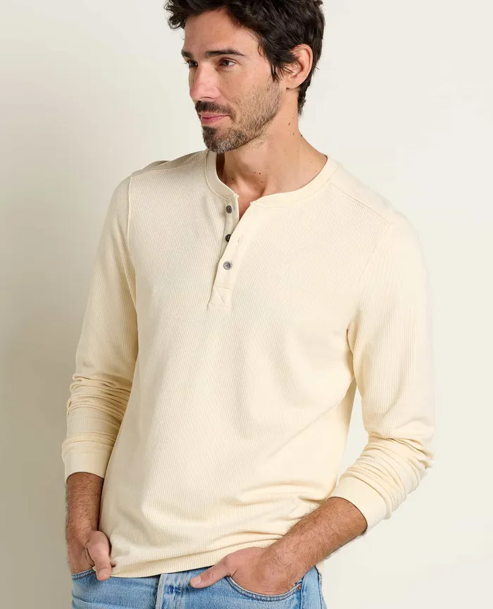 Shirts ToadandCo Men8217s Men8217s Ponderosa Long Sleeve Henley Almond