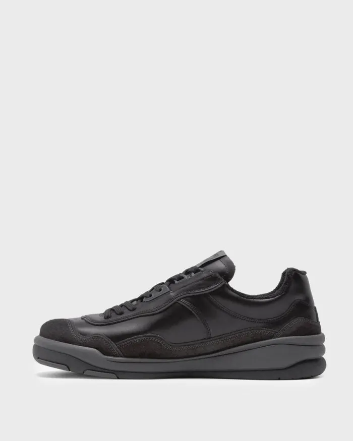 Shoes Men Theory Leather Sneaker Blackblack Shoes Men Theory Leather Sneaker Blackblack