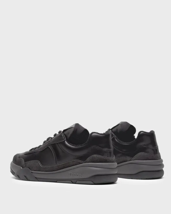 Shoes Men Theory Leather Sneaker Blackblack Shoes Men Theory Leather Sneaker Blackblack