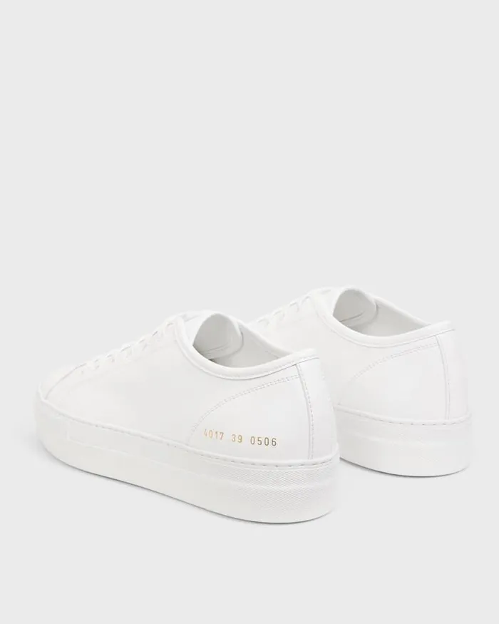 Shoes Women Theory Common Projects Womens Tournament LowTop Super Platform Sneakers White Shoes Women Theory Common Projects Womens Tournament LowTop Super Platform Sneakers White