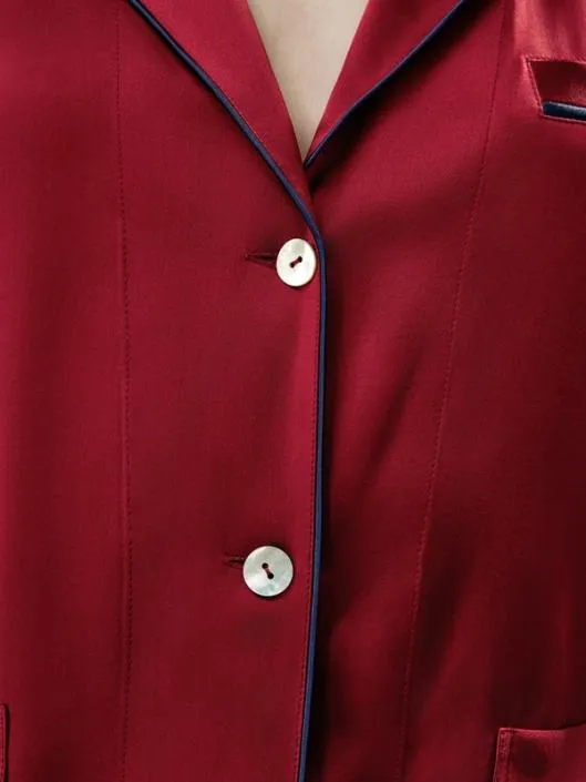 Short 100 Pure Mulberry Silk Pajama Set Womens Women Lilysilk Pajamas