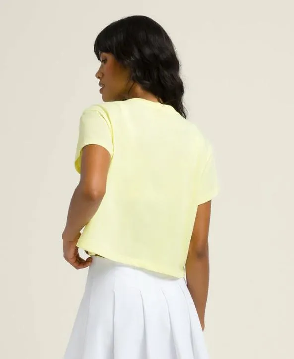 Short Sleeve Shirts Women Wilson W Harper Crop Tee Lemonade
