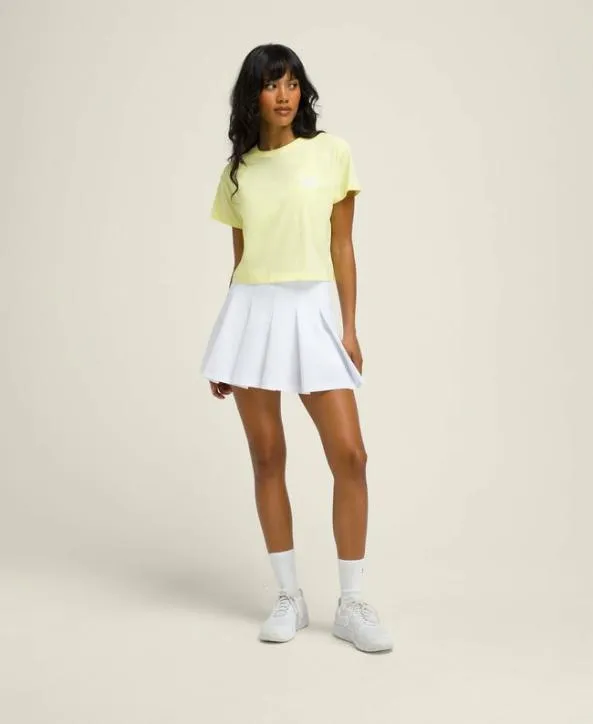 Short Sleeve Shirts Women Wilson W Harper Crop Tee Lemonade