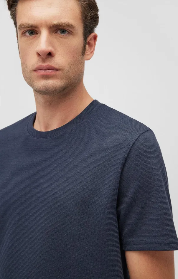 Short Sleeve TShirt In Collegiate Blue Men Mavi Jeans TShirts Short Sleeve TShirt In Collegiate Blue Men Mavi Jeans TShirts