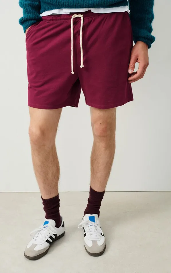Shorts Fizvalley Vintage Burgundy Men American Vintage Shorts