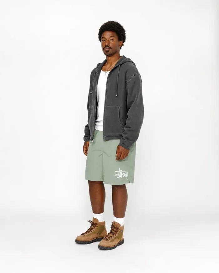 Shorts MenWomen Stussy WATER SHORT BIG BASIC Sage Shorts MenWomen Stussy WATER SHORT BIG BASIC Sage