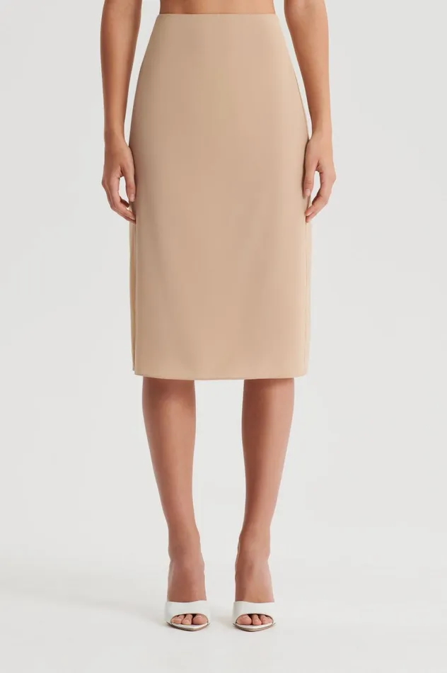 Skirts Women Scanlan Theodore SILK SLIP Nude