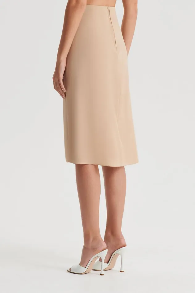 Skirts Women Scanlan Theodore SILK SLIP Nude Skirts Women Scanlan Theodore SILK SLIP Nude