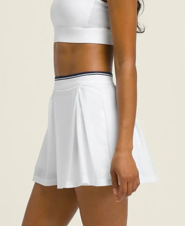 Skirts Women Wilson Breeze Lined Tennis Skirt Bright White