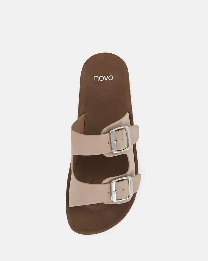 Slides NOVO Shoes Women SEDONA ALMOND Sandals