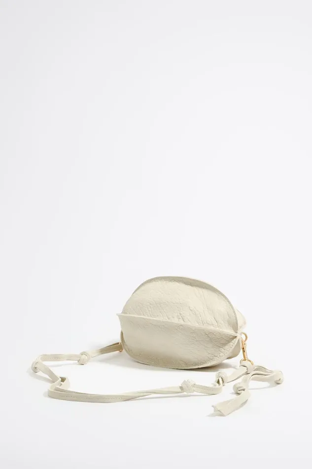 Small Bone Leather Pelota Bag Bone Women Bimba Y Lola Crossbody Bags Small Bone Leather Pelota Bag Bone Women Bimba Y Lola Crossbody Bags