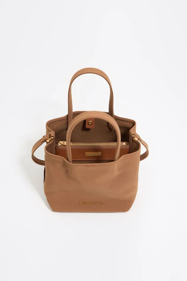 Small Cinnamon Gabardine Chihuahua Bag Cinnamon Women Bimba Y Lola Crossbody Bags