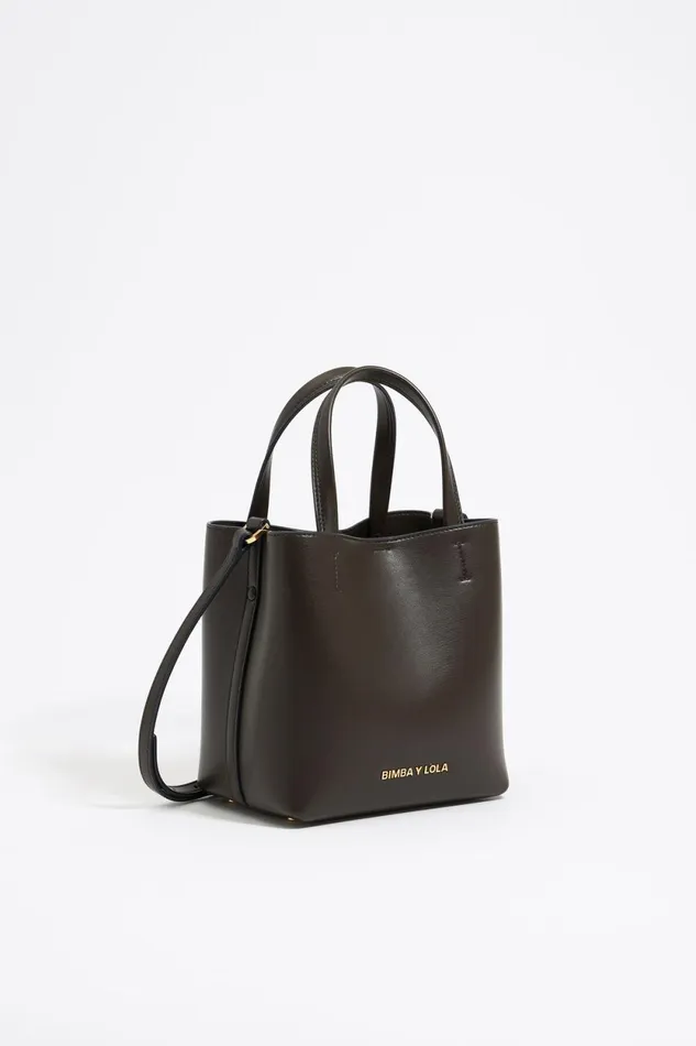 Small Olive Leather Chihuahua Bag Olive Women Bimba Y Lola Handbags