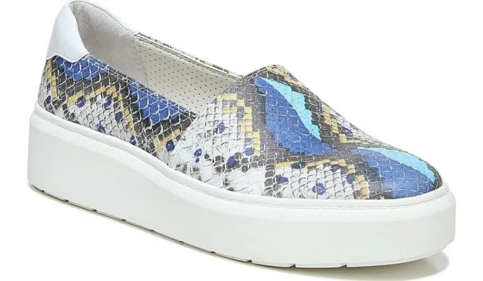 Sneakers Women Franco Sarto Franco Lodi 2 Platform Slip On Sneaker Blue Multi Snake Faux Leather Sneakers Women Franco Sarto Franco Lodi 2 Platform Slip On Sneaker Blue Multi Snake Faux Leather