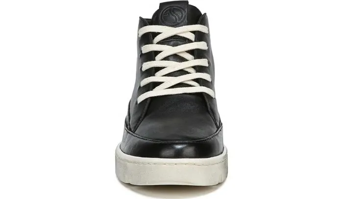 Sneakers Women Franco Sarto Franco Pryce Mid Top Sneaker Black Leather