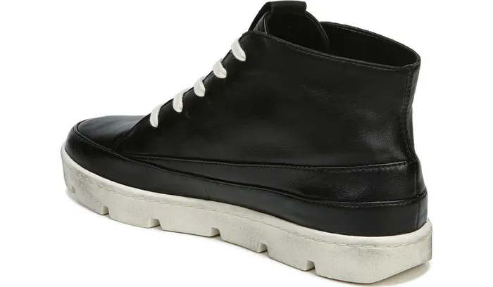 Sneakers Women Franco Sarto Franco Pryce Mid Top Sneaker Black Leather