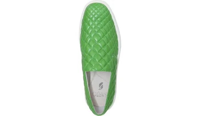 Sneakers Women Franco Sarto Sarto Prato 3 Slip On Platform Sneaker Acid Green Leather