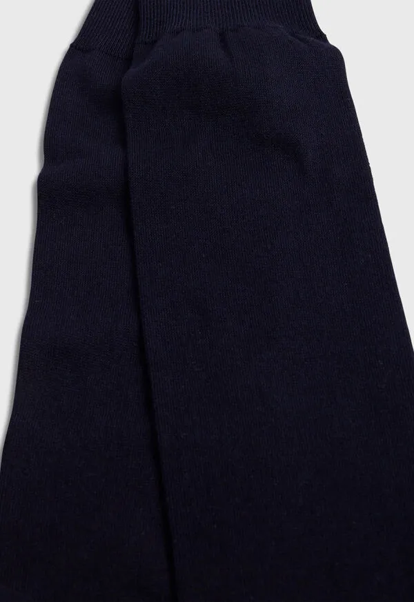 Socks Mens Paulstuart Flat Knit Sock Black