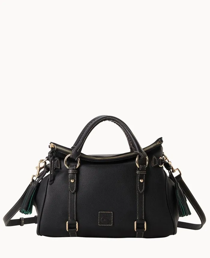 Sorrento Large Satchel Black Woman Dooney and Bourke Satchels