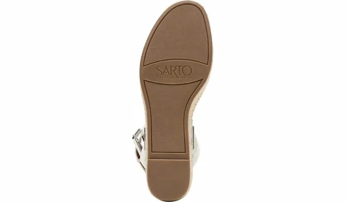 Spadrilles Women Franco Sarto Sarto Lexie Espadrille Platform Sandal Natural Snake Print Leather