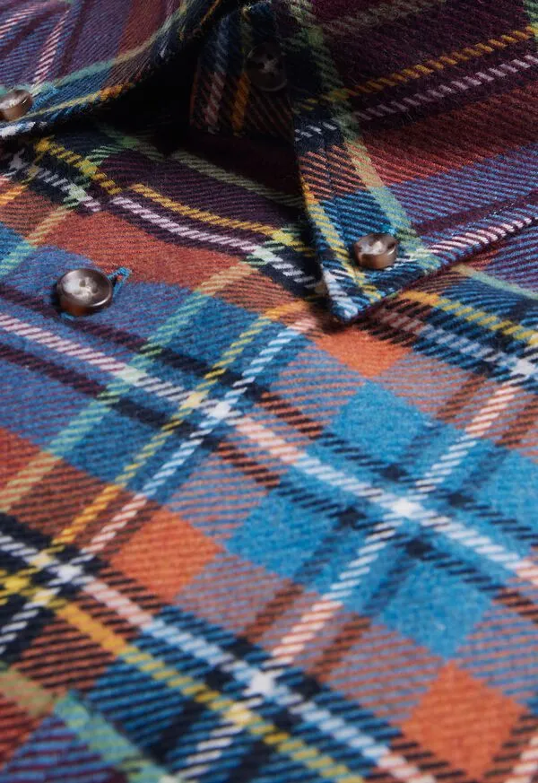 Sport Shirts Flannel Plaid Sport Shirt Orange Paulstuart Mens Sport Shirts Flannel Plaid Sport Shirt Orange Paulstuart Mens