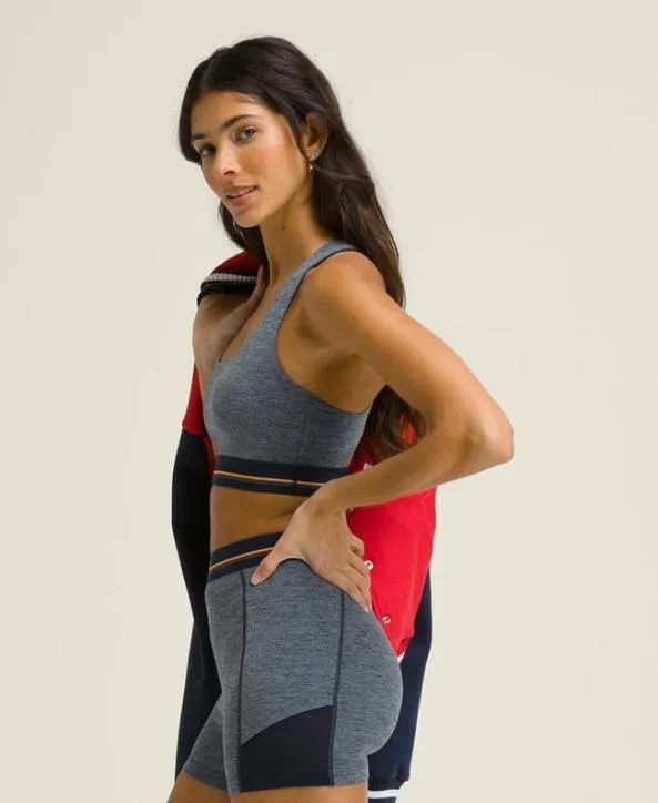Sports Bras Women Wilson Doubles Racerback Bra Classic Navy Multi