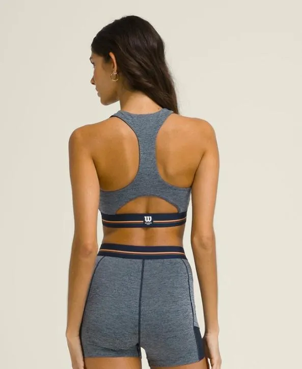 Sports Bras Women Wilson Doubles Racerback Bra Classic Navy Multi