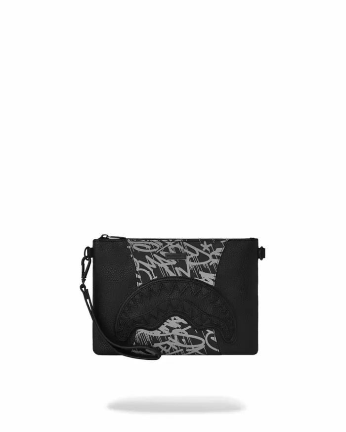 SPRAYGROUND AMPM CROSSOVER CLUTCH W SHOULDER STRAP Bags