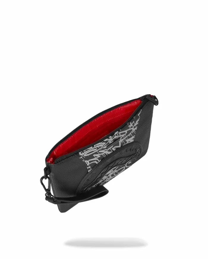 SPRAYGROUND AMPM CROSSOVER CLUTCH W SHOULDER STRAP Bags
