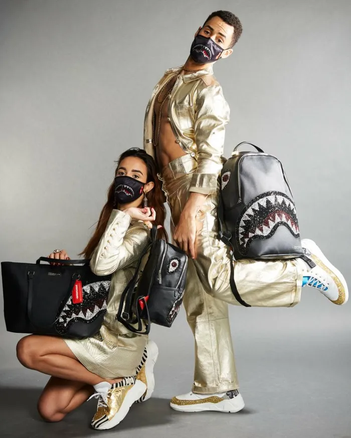 SPRAYGROUND CLEARCUT SAVAGE BACKPACK BLACK Bags