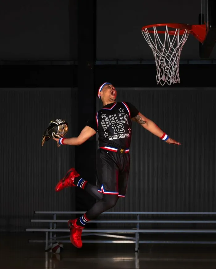 SPRAYGROUND HARLEM GLOBETROTTERS BASKETBALL BAG Bags