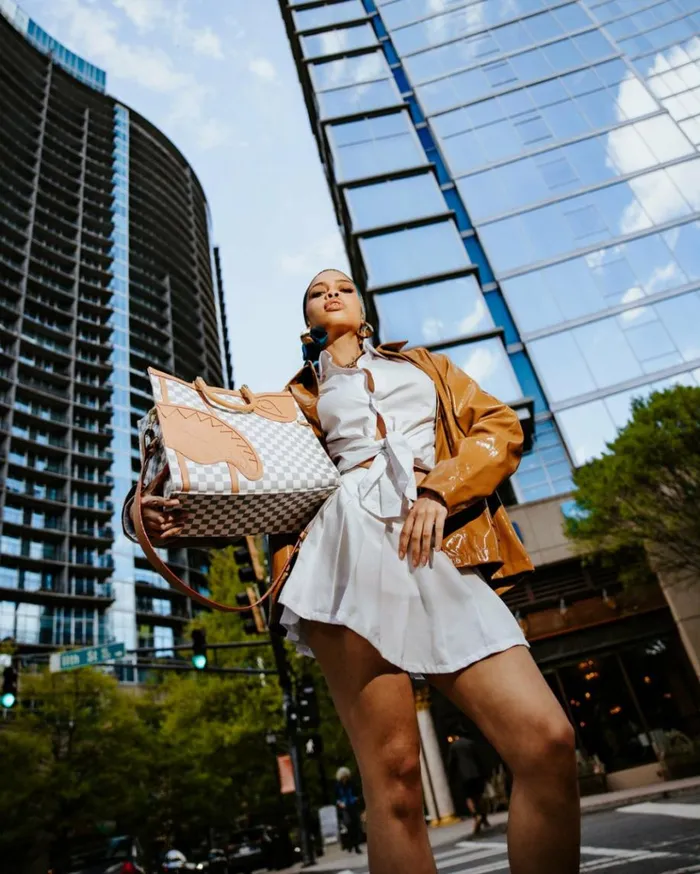 SPRAYGROUND HENNY LATTE TORTUGA TOTE Bags
