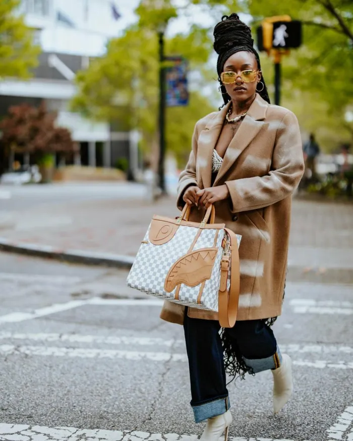 SPRAYGROUND HENNY LATTE TORTUGA TOTE Bags