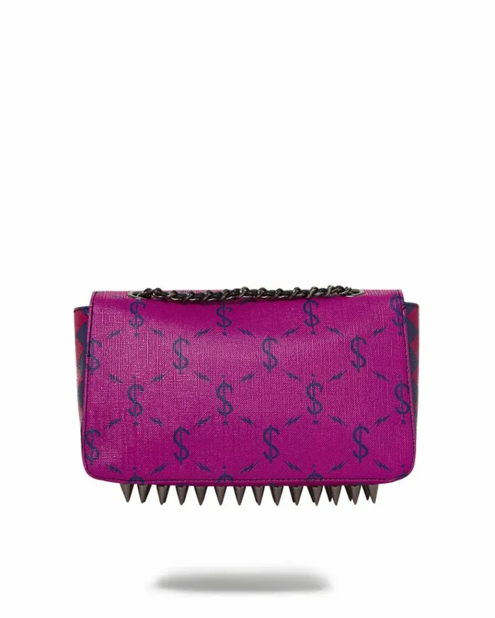 SPRAYGROUND NAPDRAGON GOLD CHAIN SHARK HANDBAG Bags