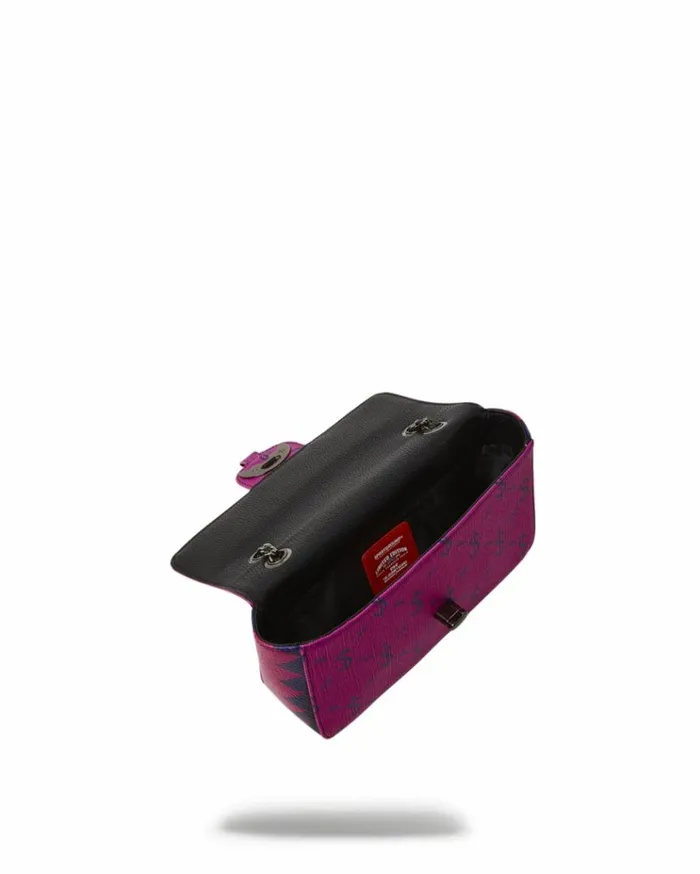 SPRAYGROUND NAPDRAGON GOLD CHAIN SHARK HANDBAG Bags