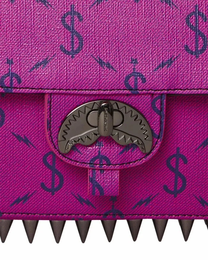 SPRAYGROUND NAPDRAGON GOLD CHAIN SHARK HANDBAG Bags