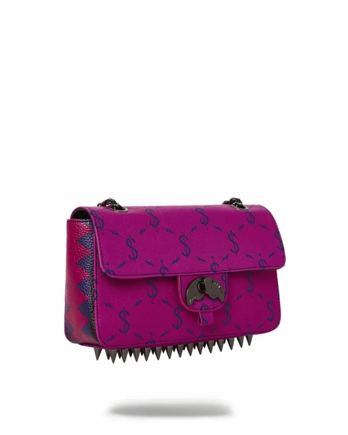 SPRAYGROUND NAPDRAGON GOLD CHAIN SHARK HANDBAG Bags