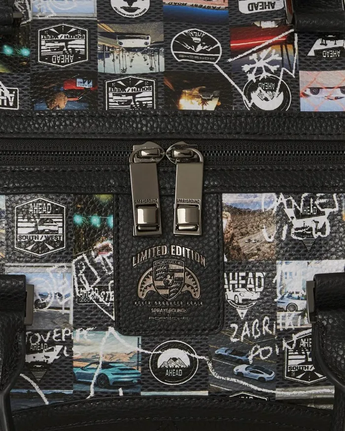 SPRAYGROUND PORSCHE AHEAD COLLAB DUFFLE 8211 LIMITED EDITION Bags